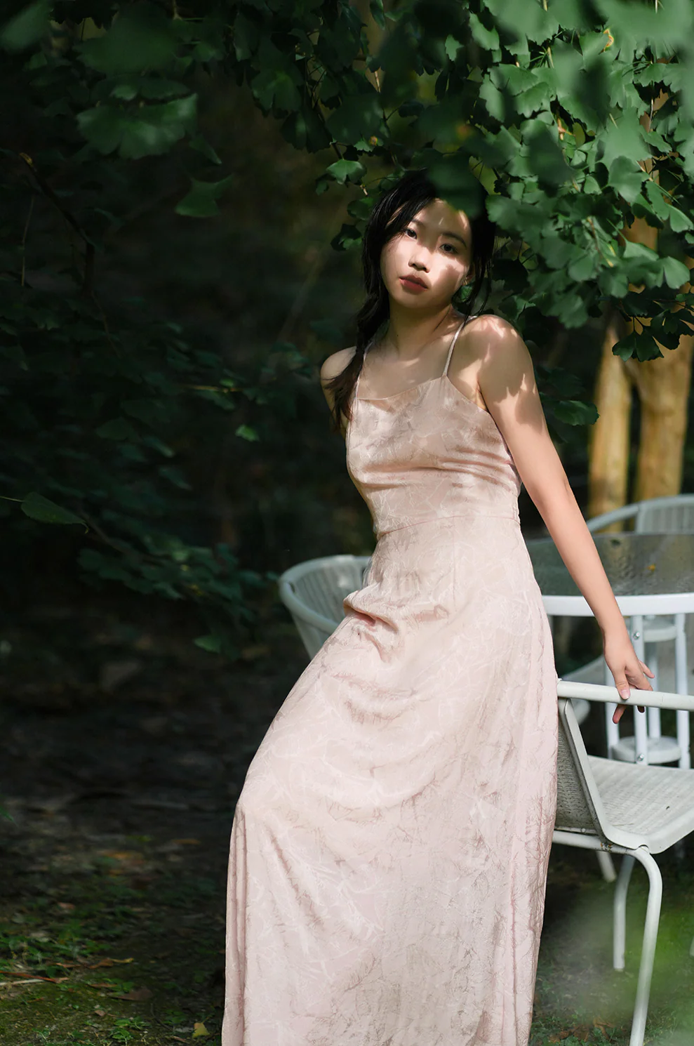 An Xiang 暗香 Distant Fragrance Modernized Song Dynasty Feijixiu & Baidiequn Set - Image 4