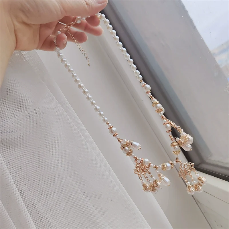 Bai Lianhua 白莲花 White Lotus Tang Dynasty Pearl Necklace - Image 5