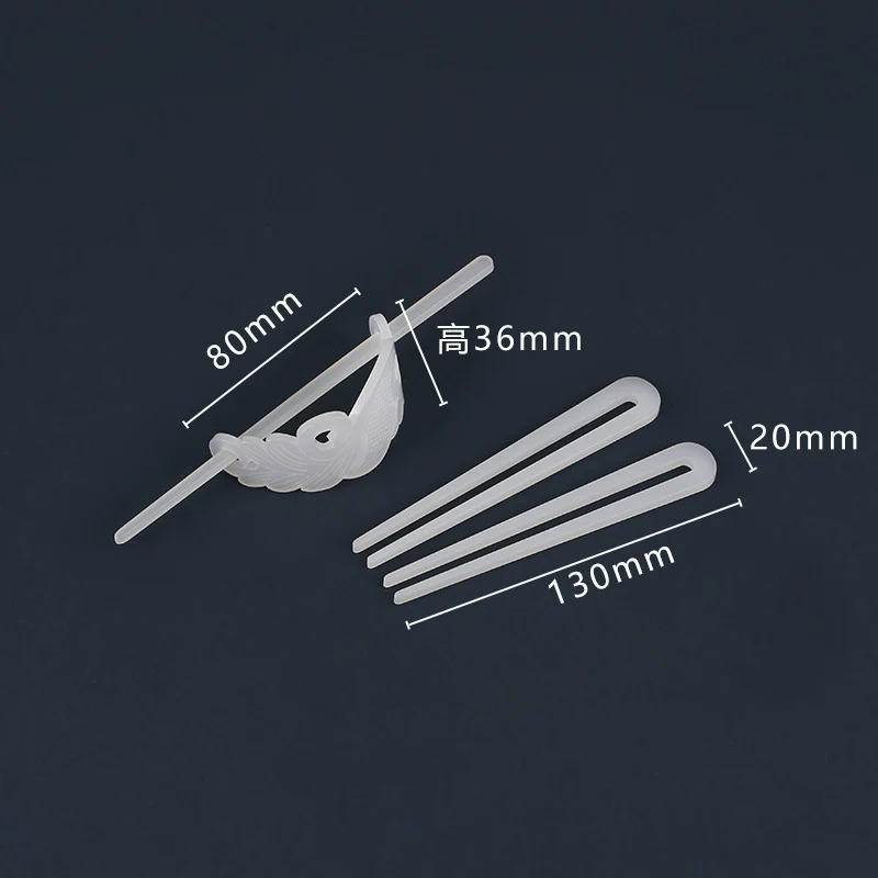 Bai Yu 白玉 White Jade Imitation Han Dynasty Unisex Crown & Hairstick Set - Image 7
