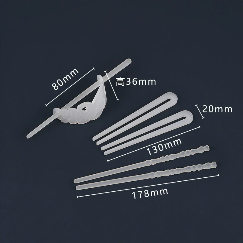 Bai Yu 白玉 White Jade Imitation Han Dynasty Unisex Crown & Hairstick Set - Image 9