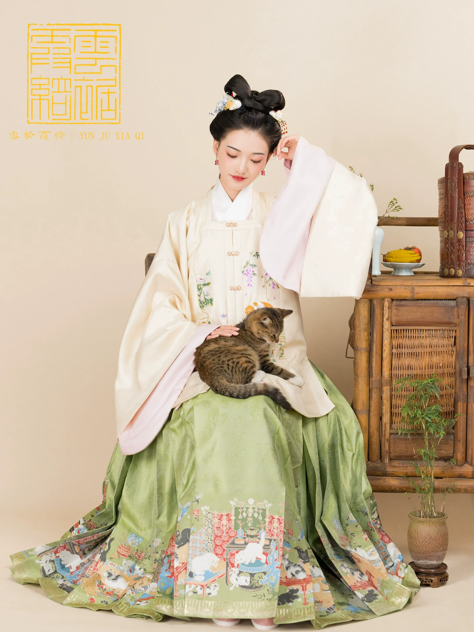 Baimao Fugui 百猫富贵 Hundred Wealthy Cats Mamian Skirt - Image 7