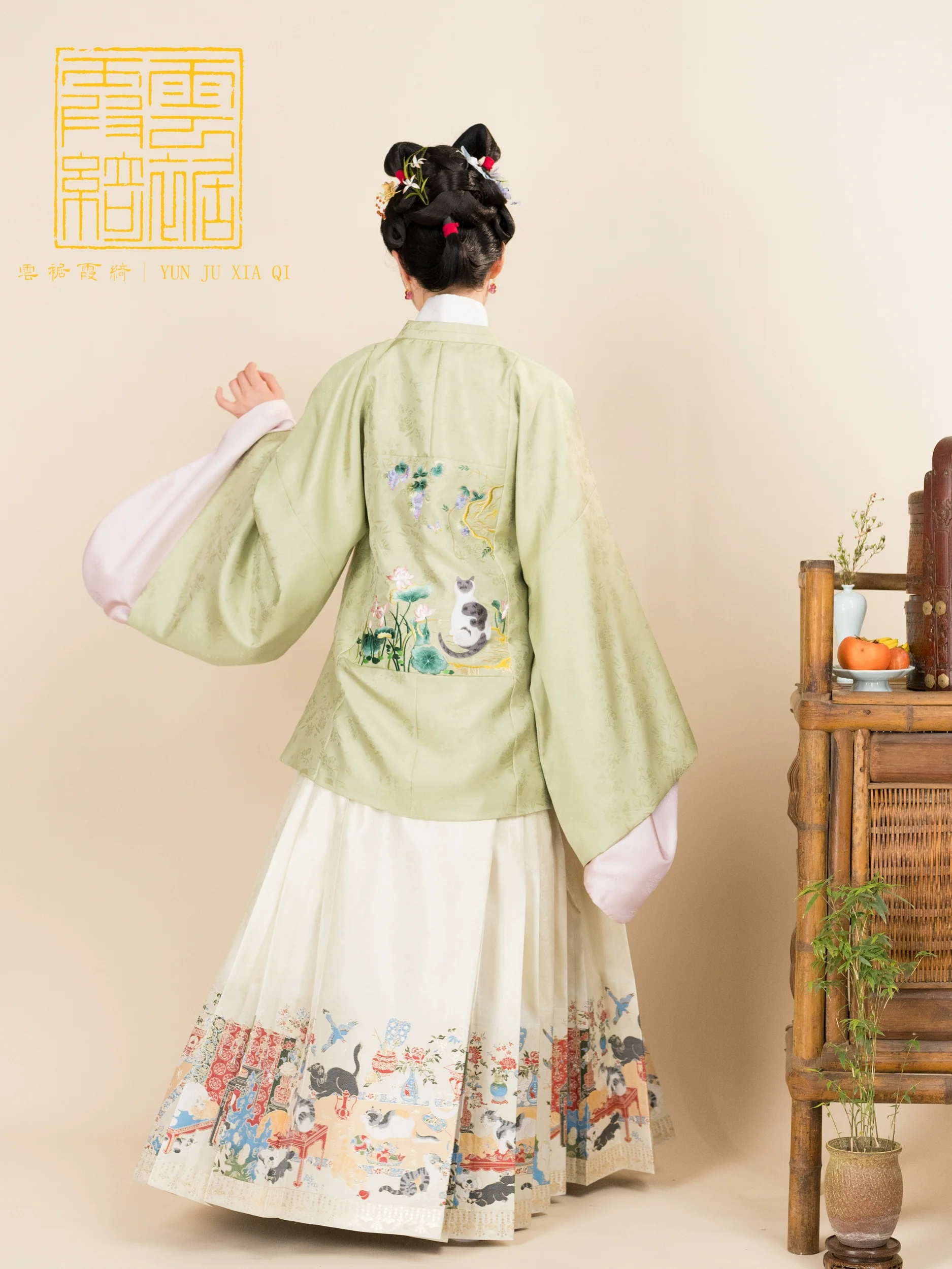 Baimao Fugui 百猫富贵 Hundred Wealthy Cats Mamian Skirt - Image 8