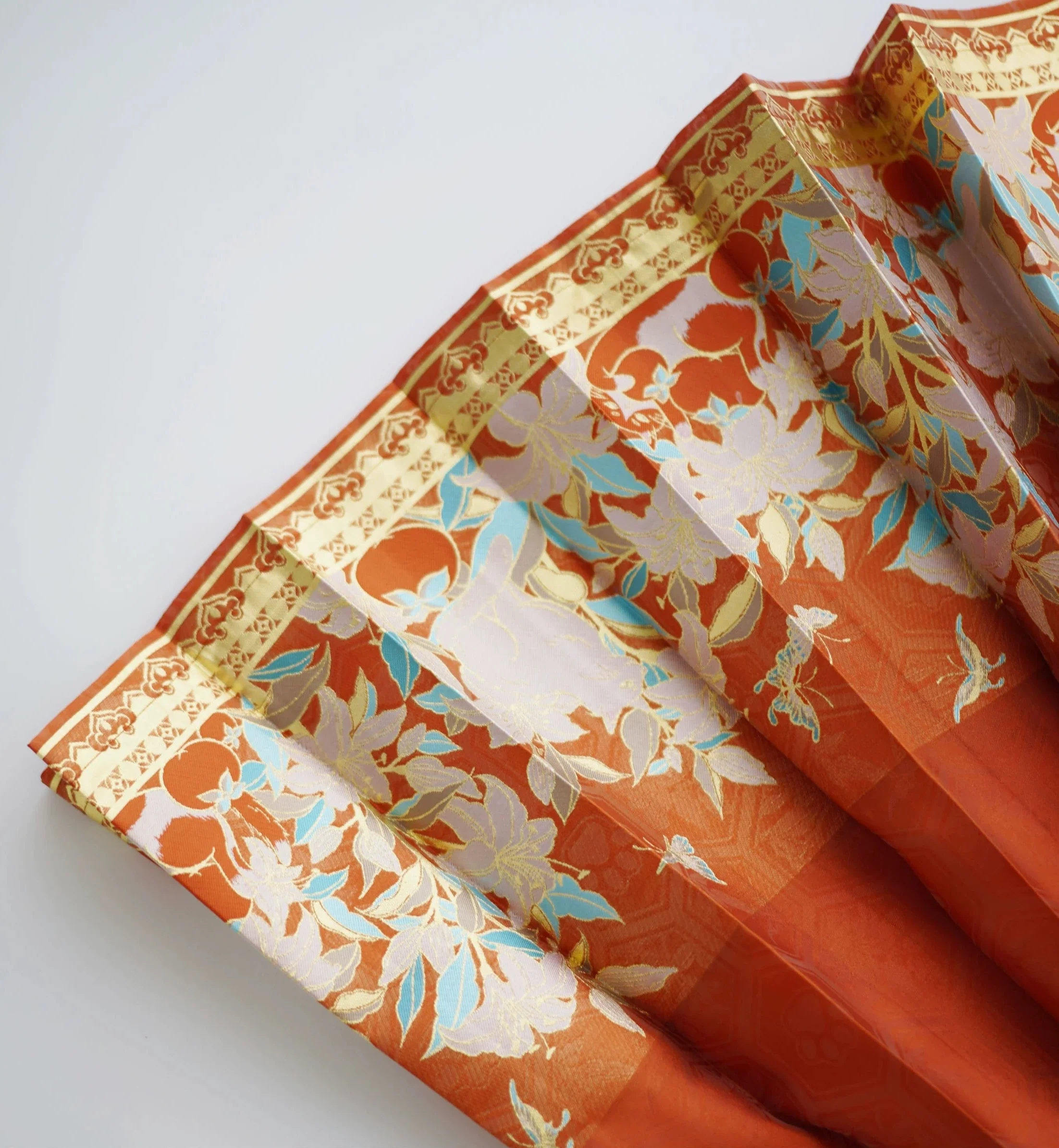 Baishi Rumao 百柿如喵 With 100 Persimmons & Cats Late Ming Plus Size Duijin Changshan & Mamian Set - Image 12