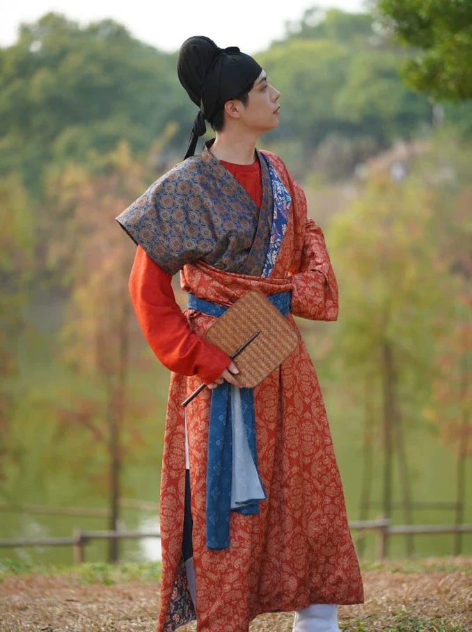 Banbi 半臂 Tang Dynasty Unisex Half Sleeve Shirt - Image 3