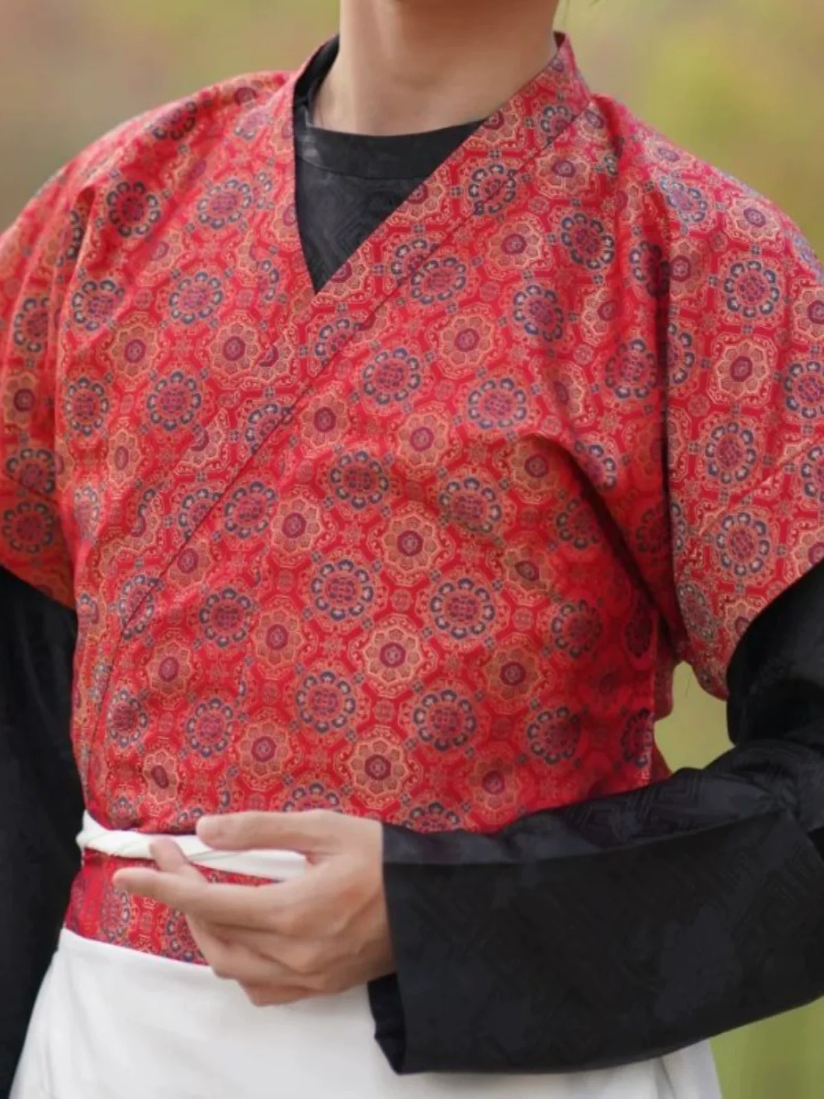 Banbi 半臂 Tang Dynasty Unisex Half Sleeve Shirt - Image 5