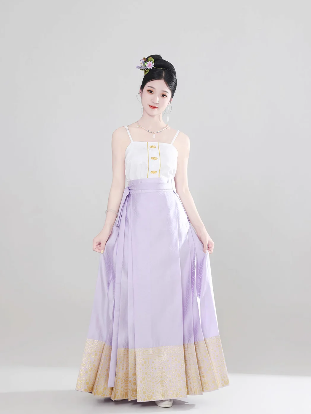 Bao Za 宝藏 Precious Treasures Ming Dynasty Mamian Skirt - Image 10