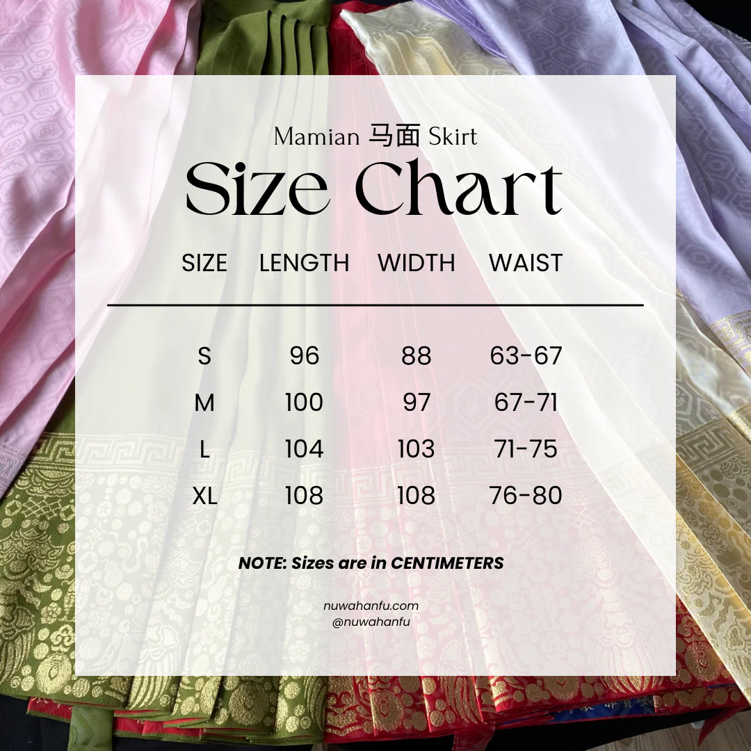 Bao Za 宝藏 Precious Treasures Ming Dynasty Mamian Skirt - Image 36