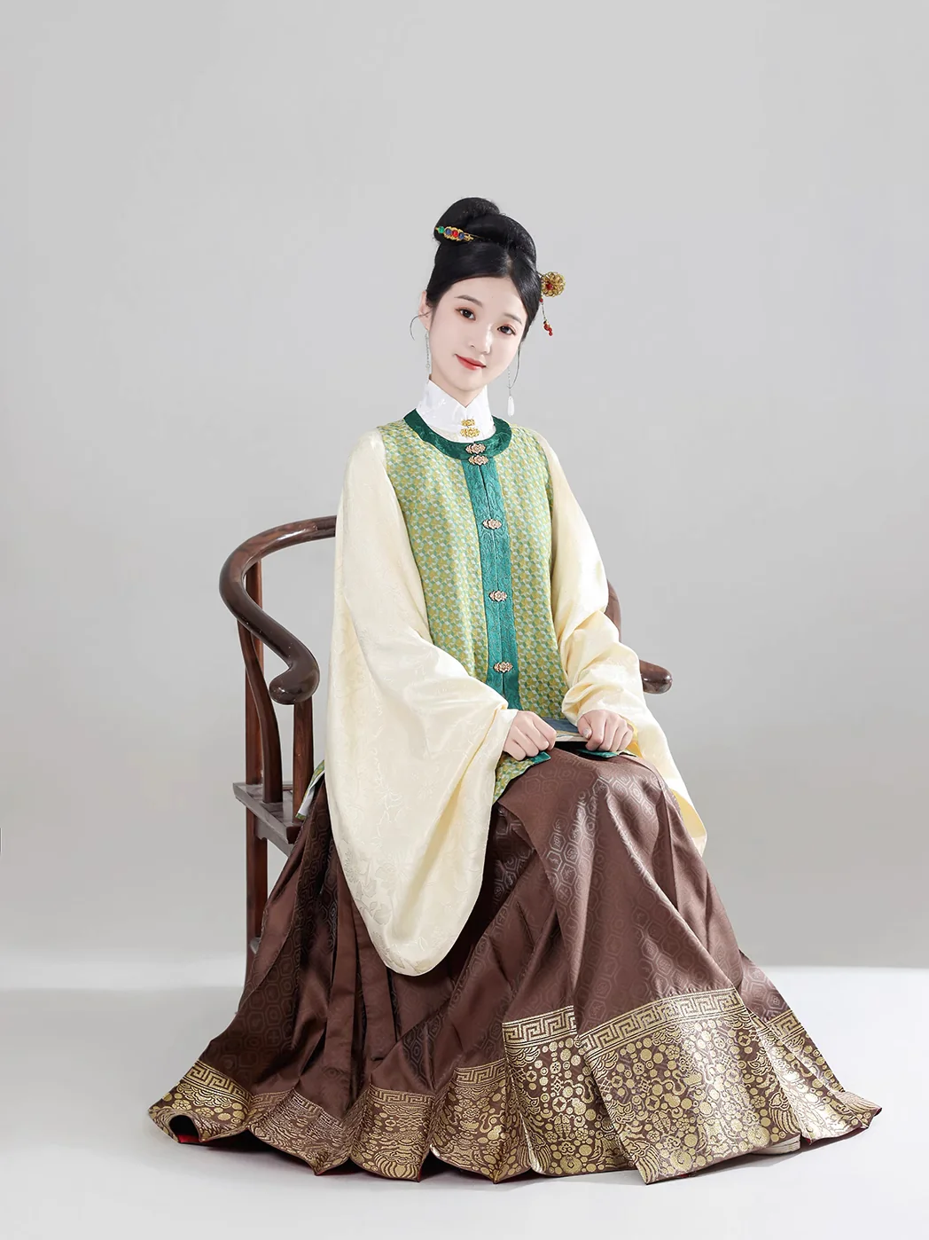 Bao Za 宝藏 Precious Treasures Ming Dynasty Mamian Skirt - Image 7