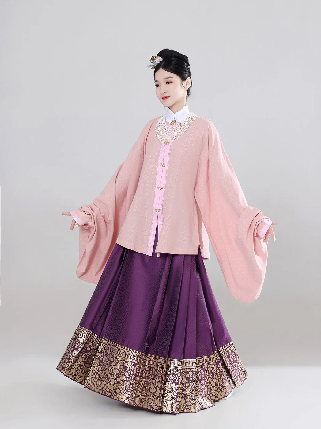 Bao Za 宝藏 Precious Treasures Ming Dynasty Mamian Skirt - Image 8