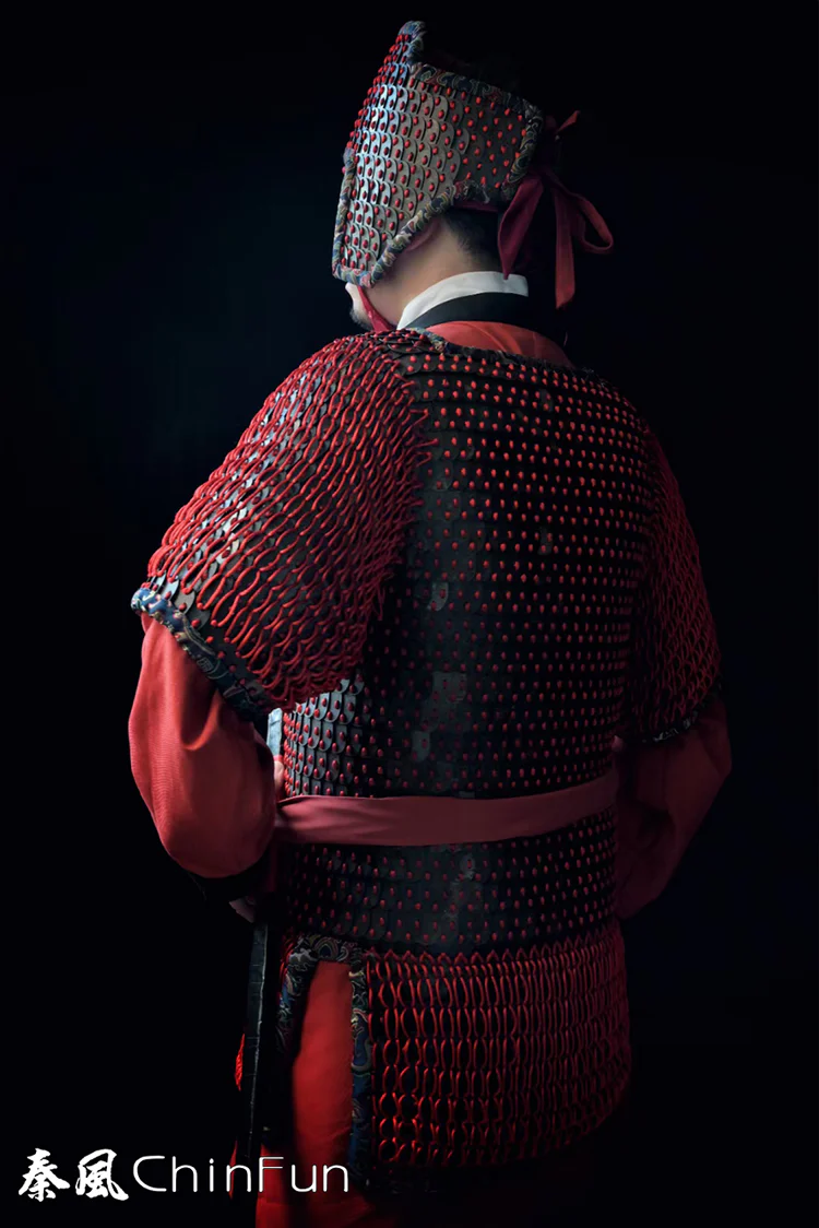 Bing Mayong 兵马俑 Terracotta Warrior Han Dynasty Uniform Restoration Cotton & Linen Zhiju Robe - Image 2