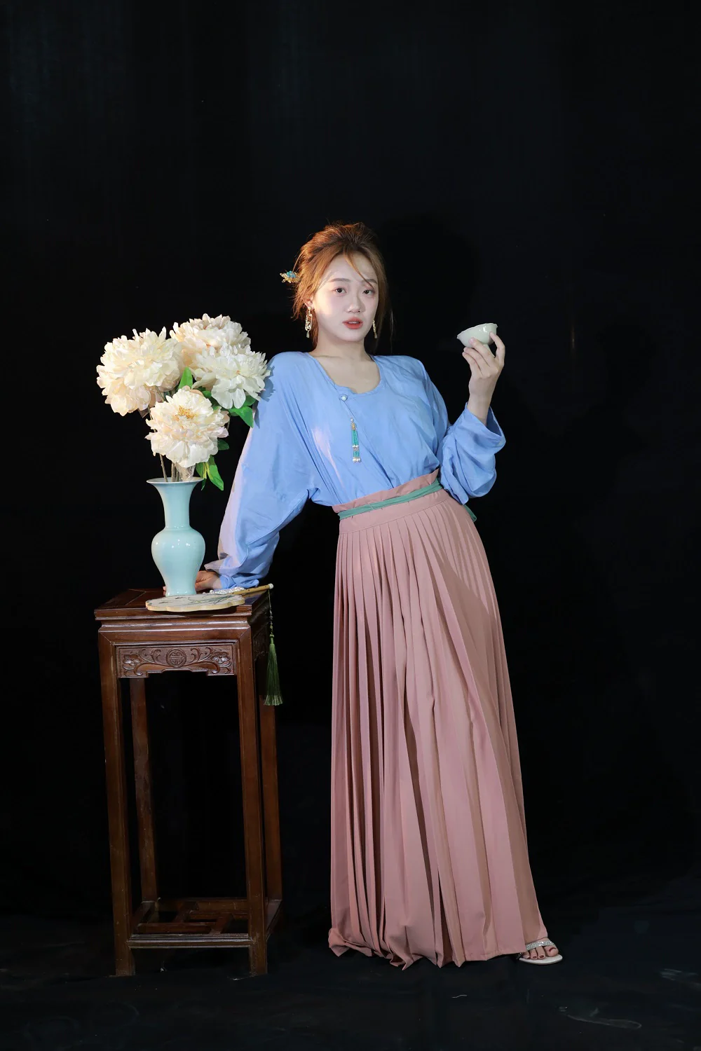 Caiqun 彩裙 Multi Color Basics Baidiequn Skirt - Image 5
