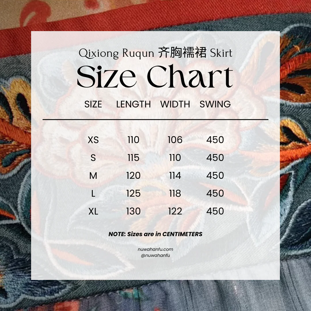 Chang'An 长安 Tang Dynasty Embroidered Hezi Restoration Qixiong Ruqun Set - Image 10