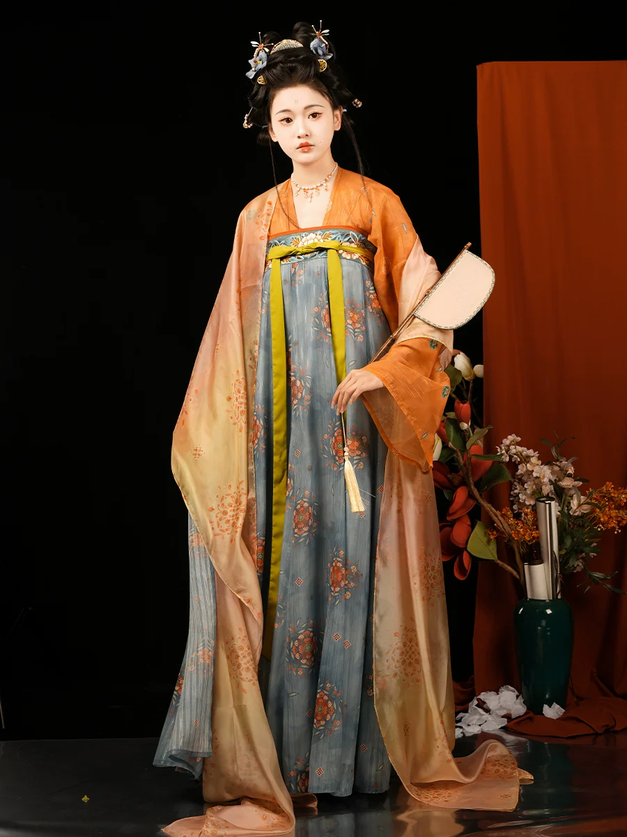 Chang'An 长安 Tang Dynasty Embroidered Hezi Restoration Qixiong Ruqun Set - Image 5