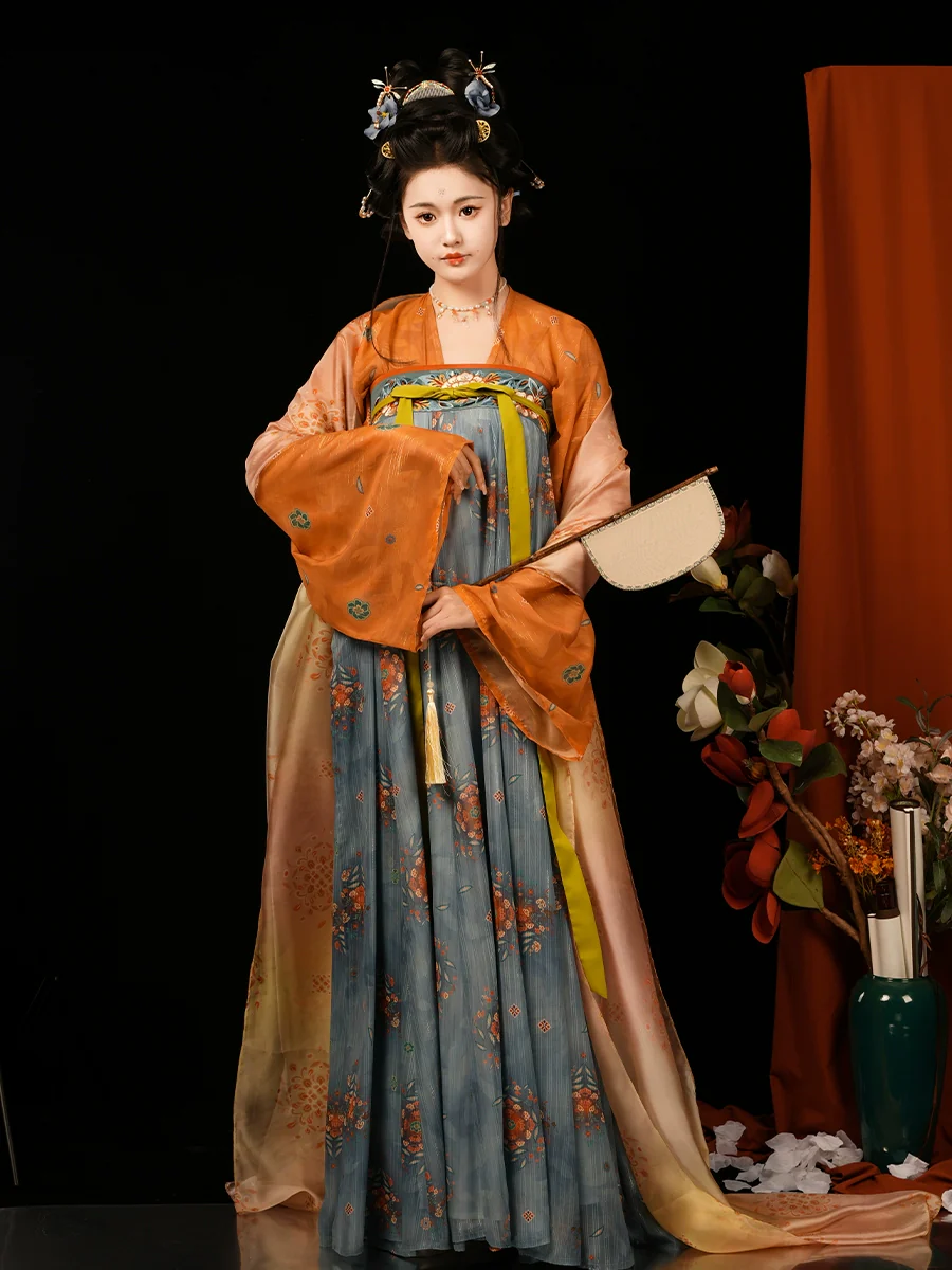 Chang'An 长安 Tang Dynasty Embroidered Hezi Restoration Qixiong Ruqun Set - Image 6