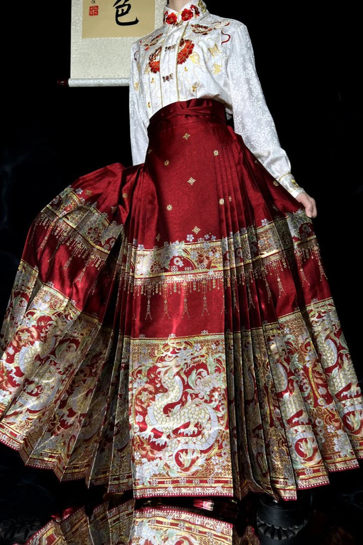Chen Long 辰龙 Sun Dragon Ming Dynasty Mamian Skirt - Image 2