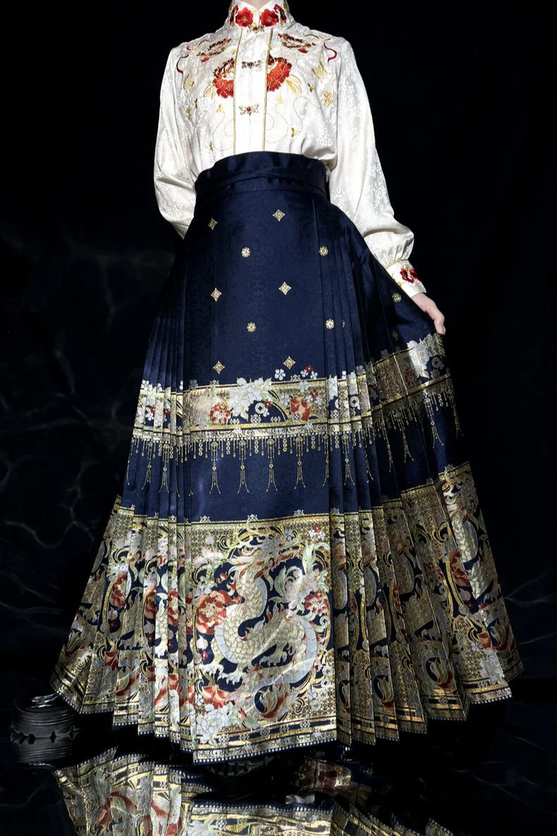 Chen Long 辰龙 Sun Dragon Ming Dynasty Mamian Skirt - Image 6
