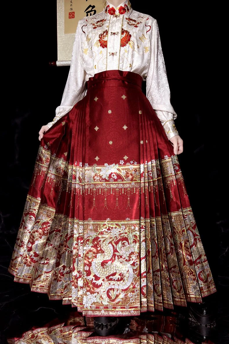 Chen Long 辰龙 Sun Dragon Ming Dynasty Mamian Skirt - Image 9