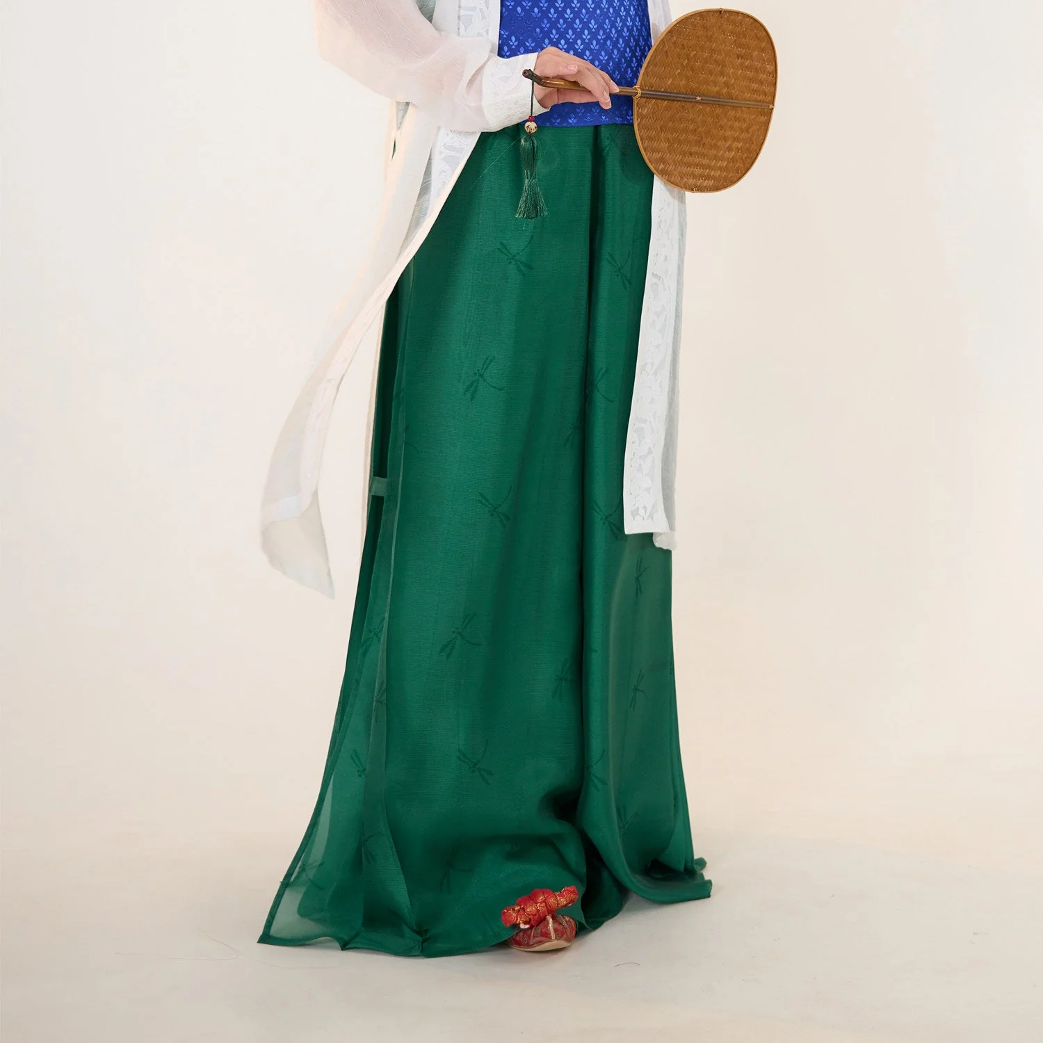 Chi Feng 驰风 Rushing Wind Southern Song Restoration Hedangku Pants & Haoxiu Racoon Sleeve Shanku Set - Image 15