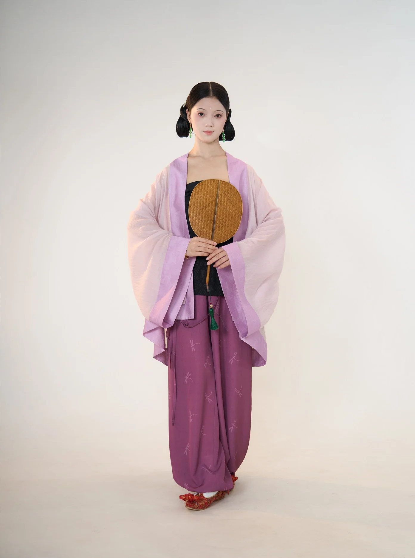 Chi Feng 驰风 Rushing Wind Southern Song Restoration Hedangku Pants & Haoxiu Racoon Sleeve Shanku Set - Image 6