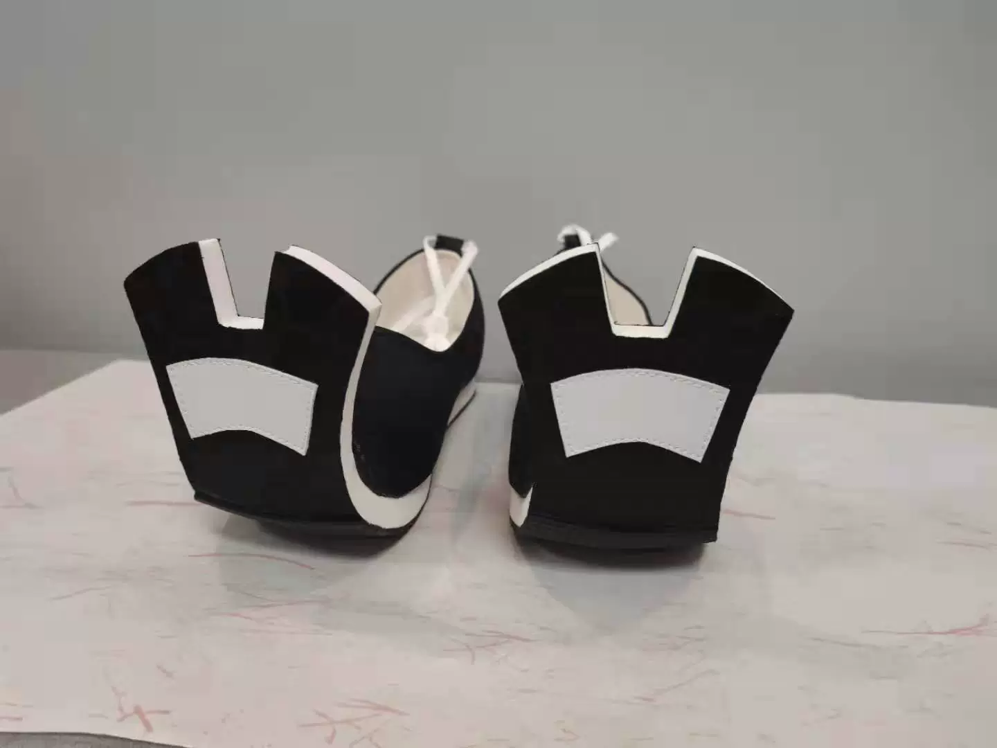 Chu Di 出土 Unearthed Han Dynasty Restoration Raised Head Qiaotou Shoes - Image 7