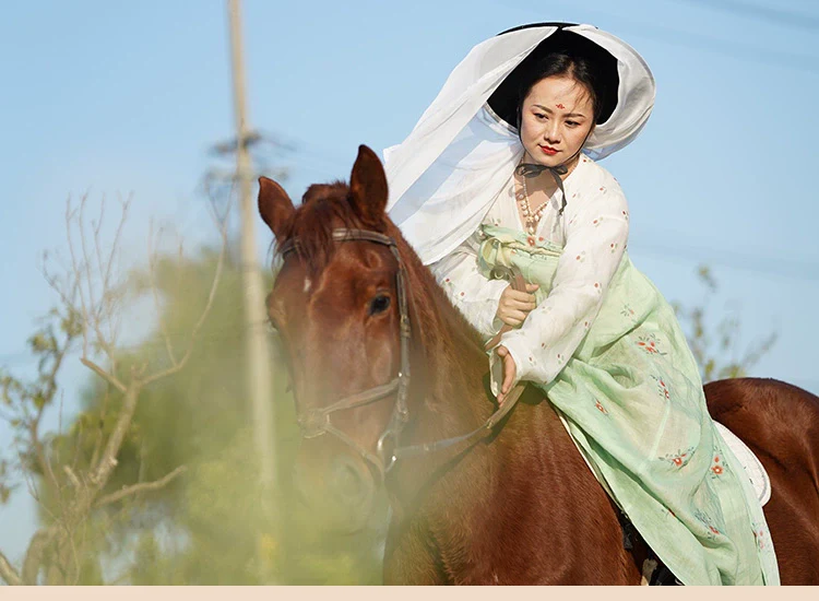 Chu Tang 初唐 Early Tang Weimao Veiled Brim Square Top Hat - Image 3