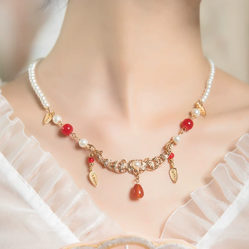Chuan Zhu 串珠 Vermillion Strings Various Beaded Tang Song Necklaces - Image 10