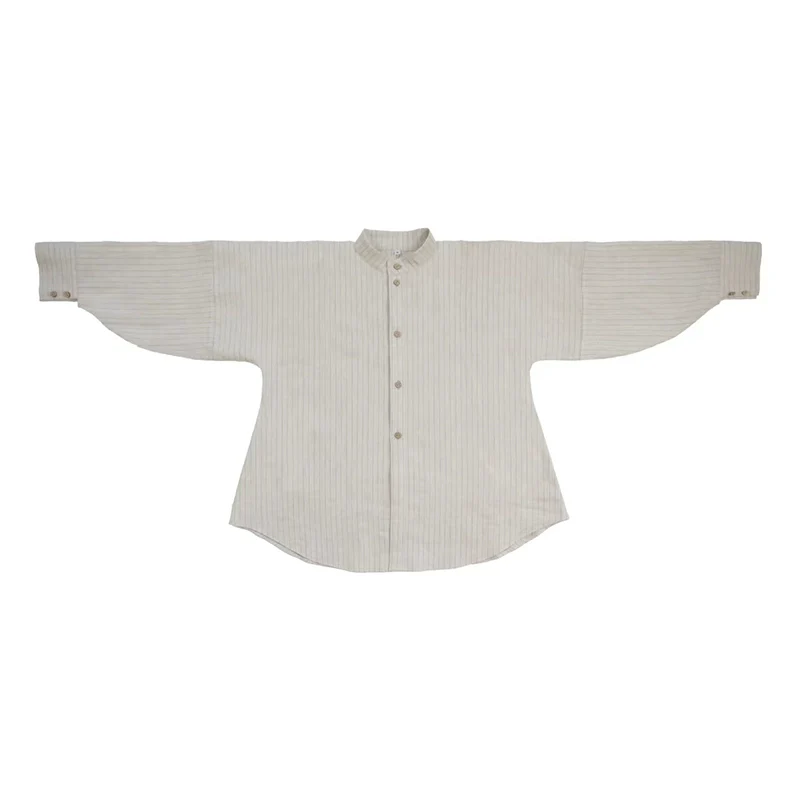 Duqian 度阡 Wandering Country Fields Modernized Ming Dynasty Yuanling Ao Coat - Image 10