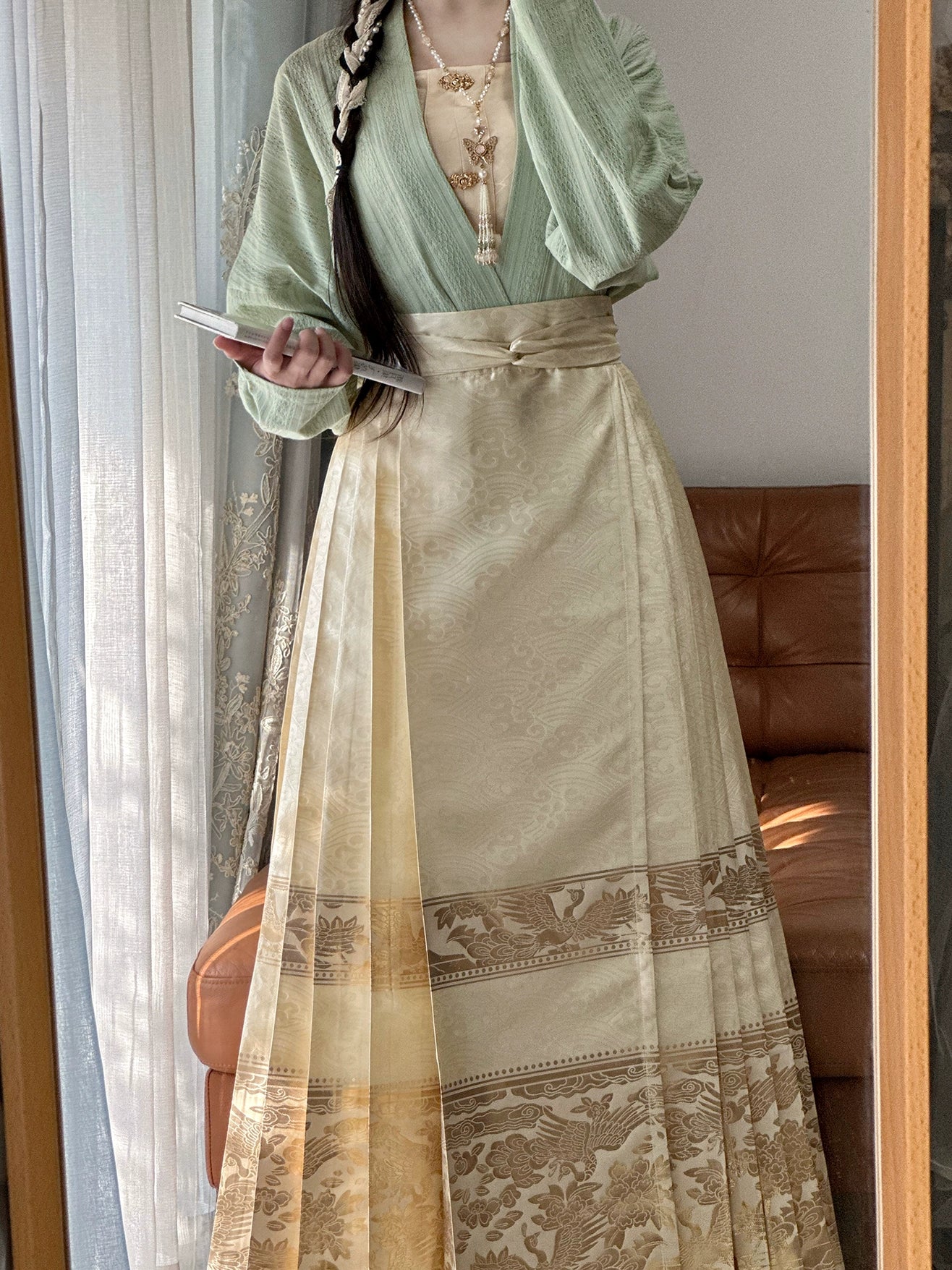 Cream Puff 泡芙 Modernized Song Dynasty Feijixiu Pure Cotton Top - Image 2