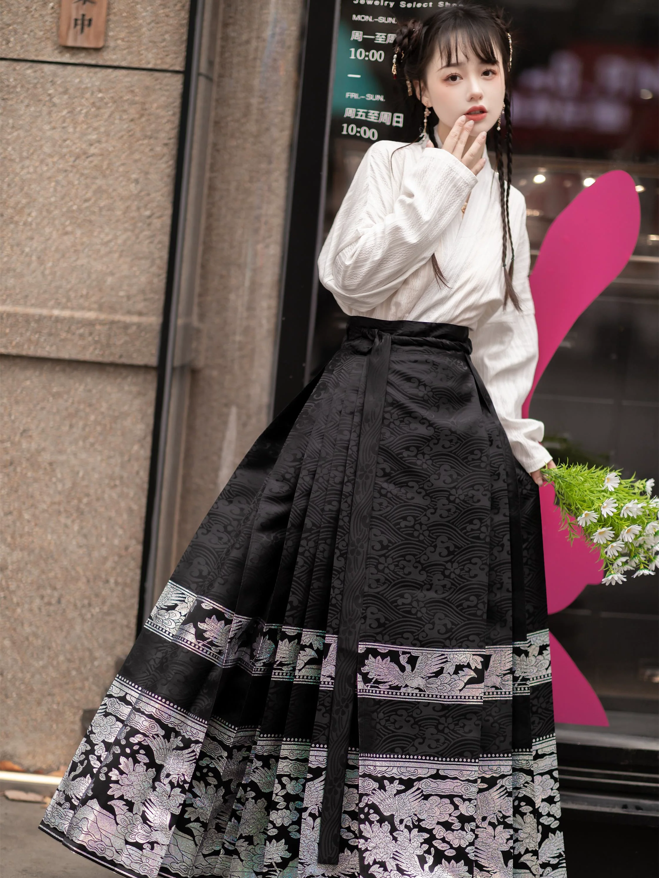 Cream Puff 泡芙 Modernized Song Dynasty Feijixiu Pure Cotton Top - Image 4