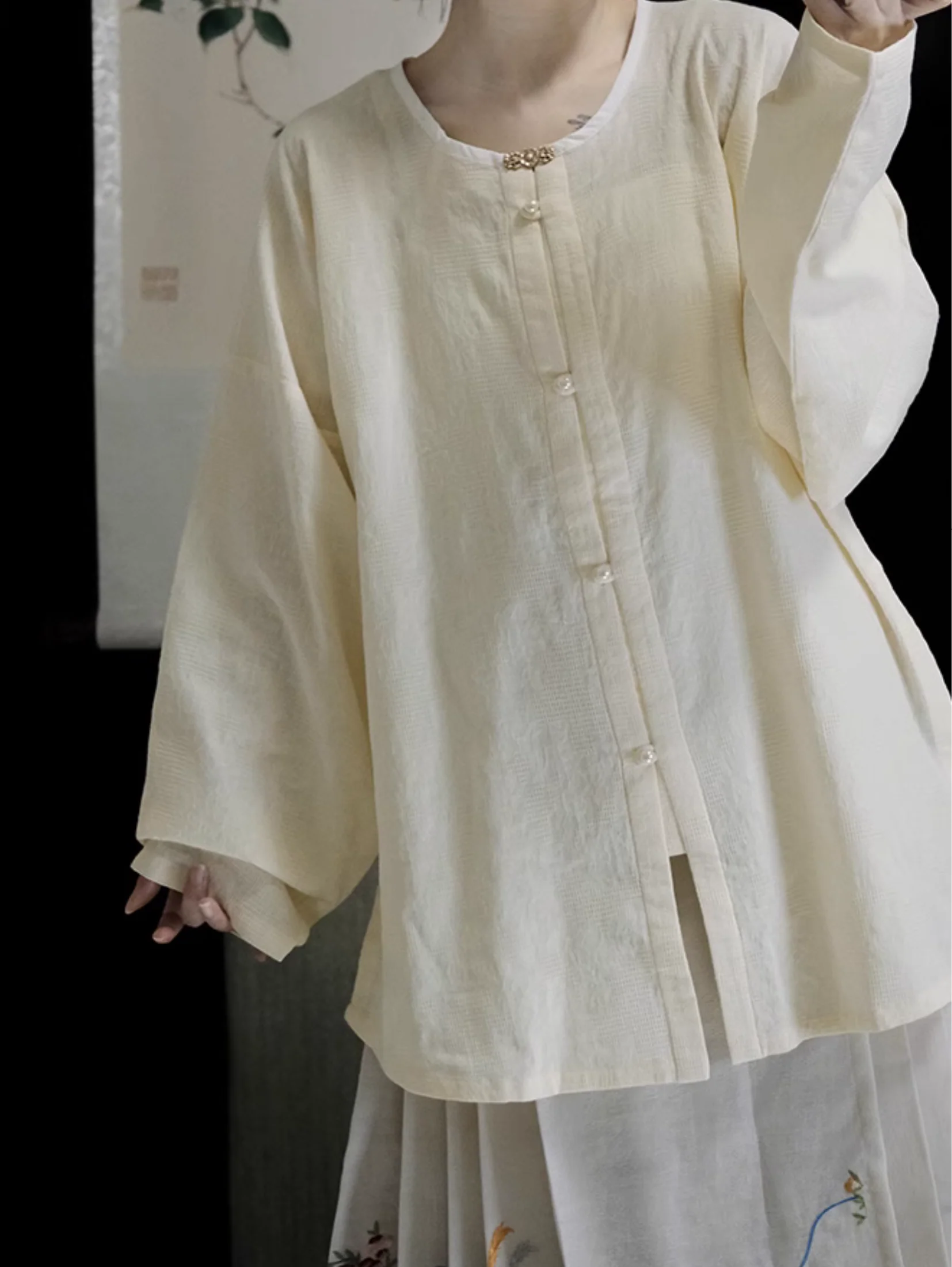 Dan Ta 蛋挞 Egg Tart Ming Dynasty Yuanling Shan Pure Cotton Top - Image 11
