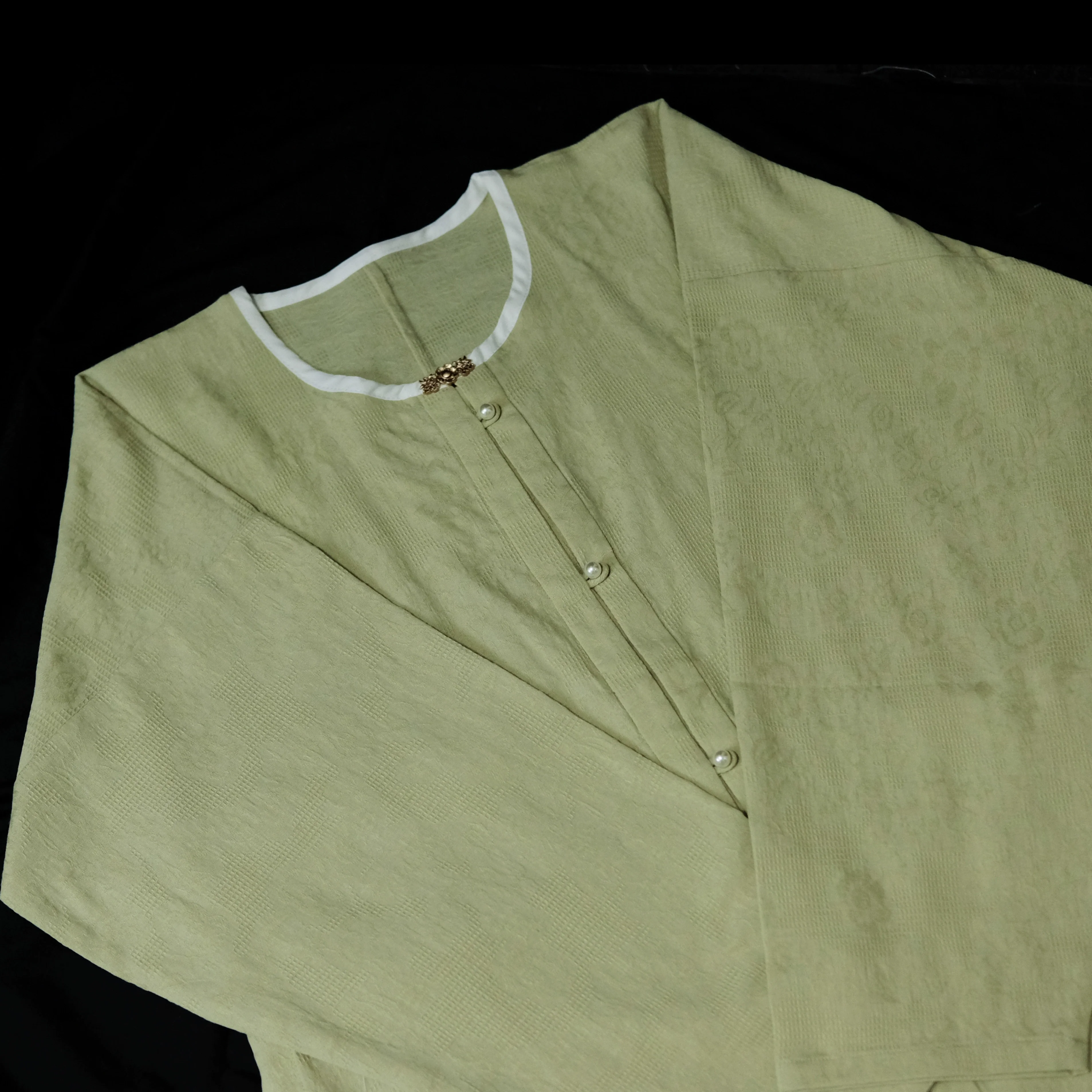 Dan Ta 蛋挞 Egg Tart Ming Dynasty Yuanling Shan Pure Cotton Top - Image 21