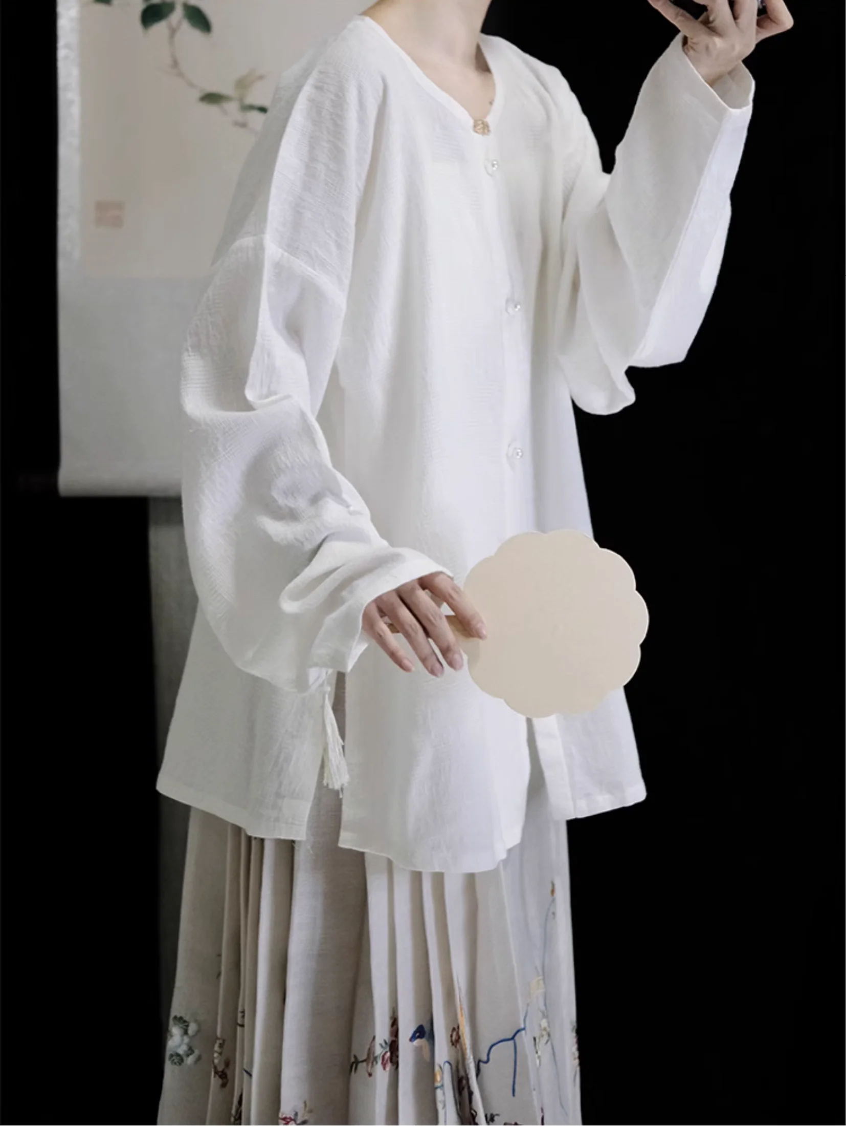 Dan Ta 蛋挞 Egg Tart Ming Dynasty Yuanling Shan Pure Cotton Top - Image 6