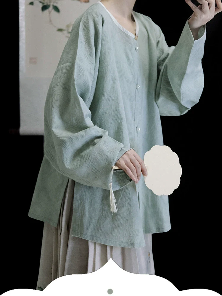 Dan Ta 蛋挞 Egg Tart Ming Dynasty Yuanling Shan Pure Cotton Top - Image 9