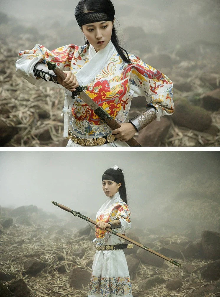 Dao 刀 Sword Ming Dynasty Men's & Unisex Feiyufu Tieli Warrior's Robe - Image 9