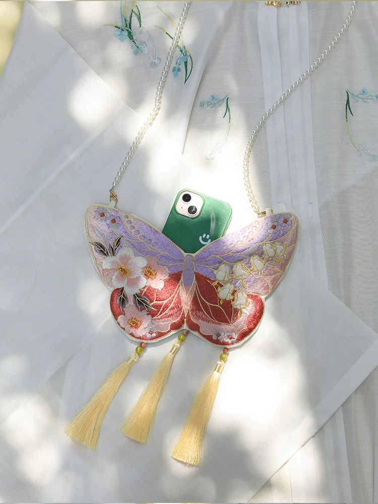 Double Butterfly 双面蝴蝶 Reversible Purse - Image 2