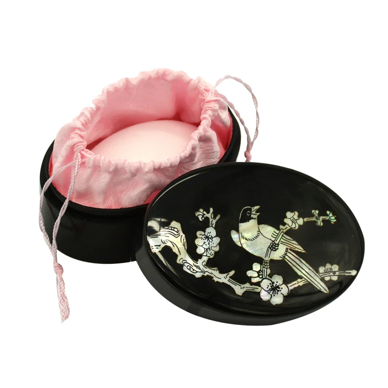 Duck Egg Powder 鸭蛋香粉 Xie Fuchun Traditional Makeup Fragrant Pressed Powder - Light Rose - Image 9