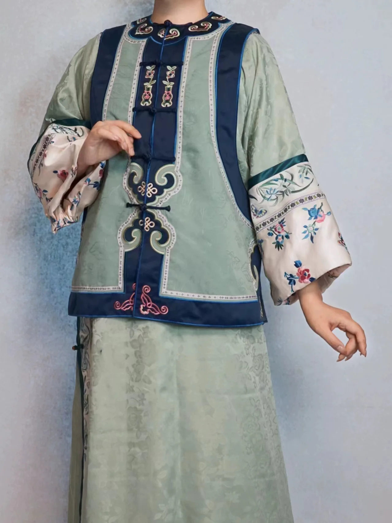 Er Chuang 二创 Second Creation Qing Dynasty Parallel Panel Majia Rider's Vest - Image 10