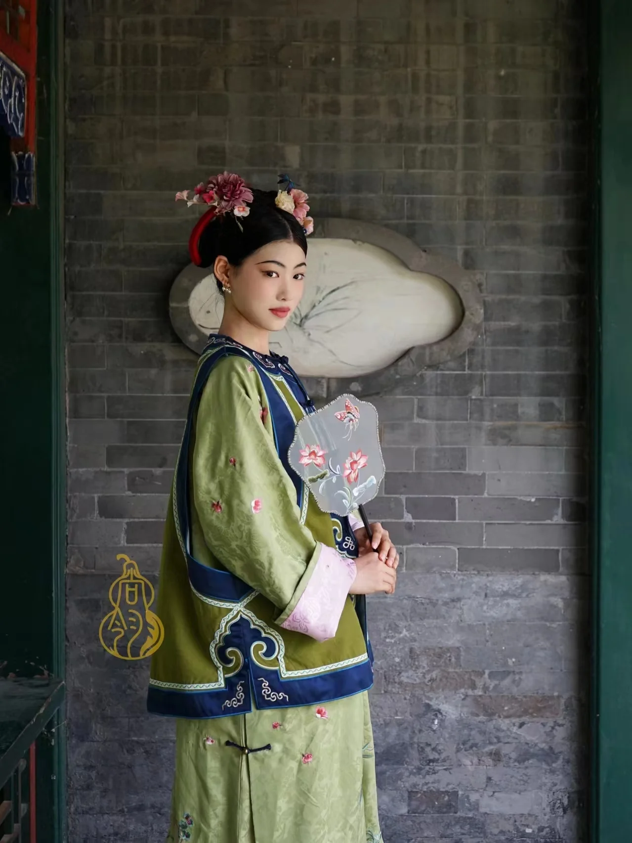 Er Chuang 二创 Second Creation Qing Dynasty Parallel Panel Majia Rider's Vest - Image 4