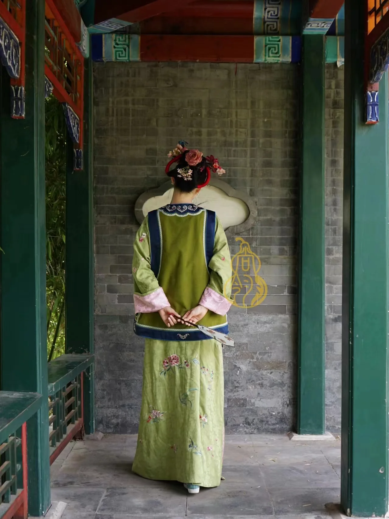 Er Chuang 二创 Second Creation Qing Dynasty Parallel Panel Majia Rider's Vest - Image 5