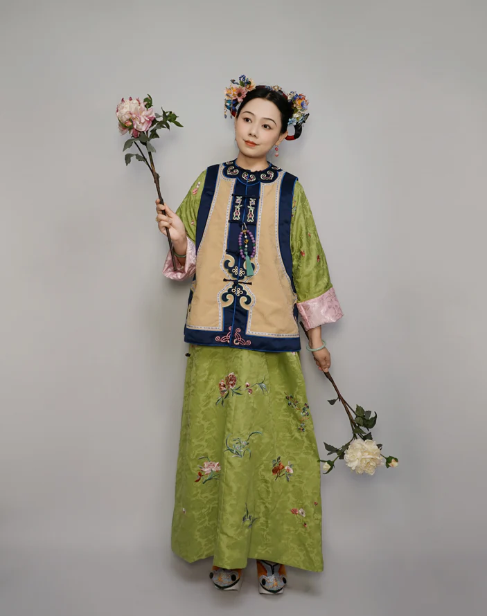 Er Chuang 二创 Second Creation Qing Dynasty Parallel Panel Majia Rider's Vest - Image 7
