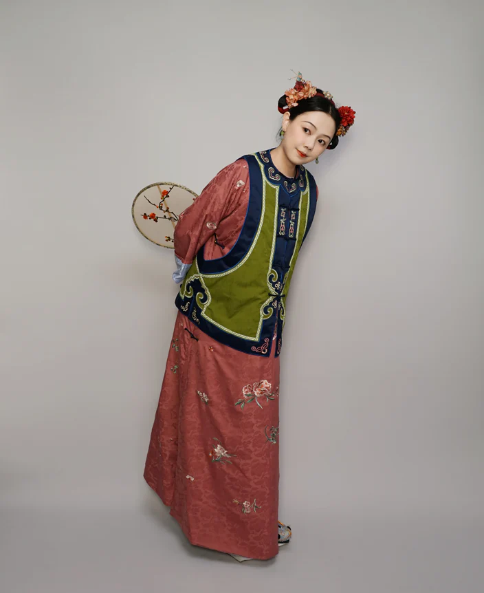 Er Chuang 二创 Second Creation Qing Dynasty Parallel Panel Majia Rider's Vest - Image 8