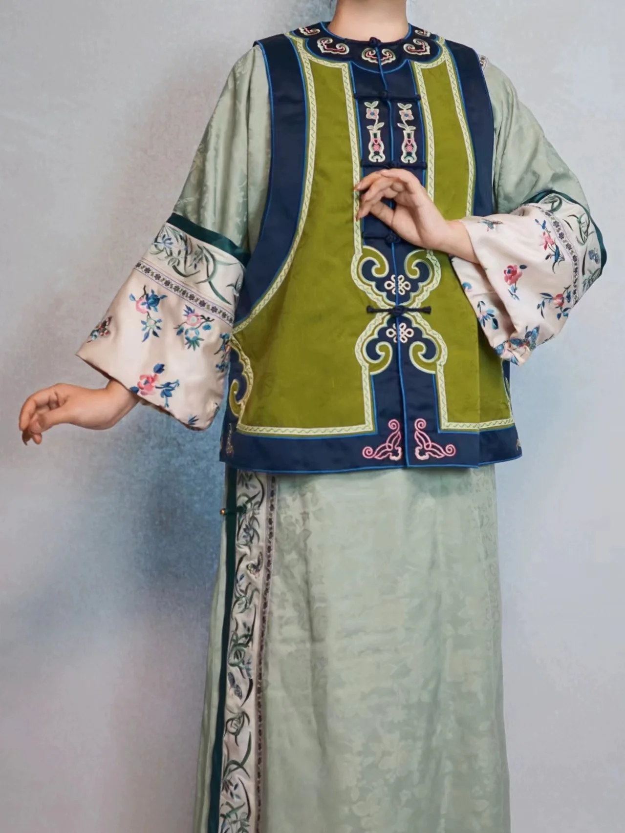 Er Chuang 二创 Second Creation Qing Dynasty Parallel Panel Majia Rider's Vest - Image 9