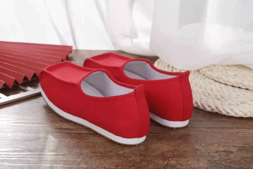 Fang Xi 方舄 Song Ming Unisex Cotton Square Toe Loafers - Image 3