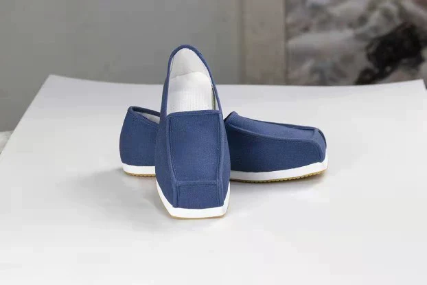 Fang Xi 方舄 Song Ming Unisex Cotton Square Toe Loafers - Image 4