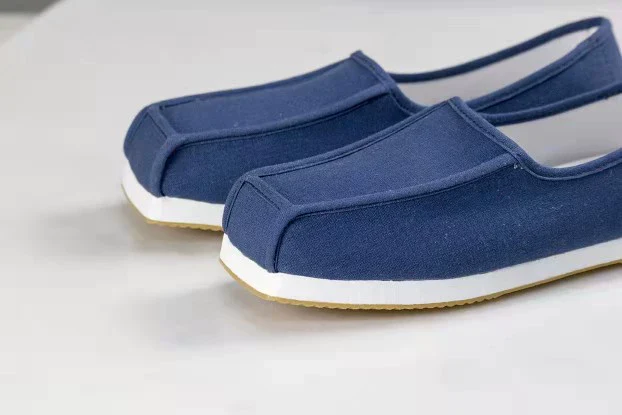 Fang Xi 方舄 Song Ming Unisex Cotton Square Toe Loafers - Image 5