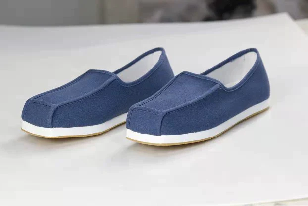 Fang Xi 方舄 Song Ming Unisex Cotton Square Toe Loafers - Image 6