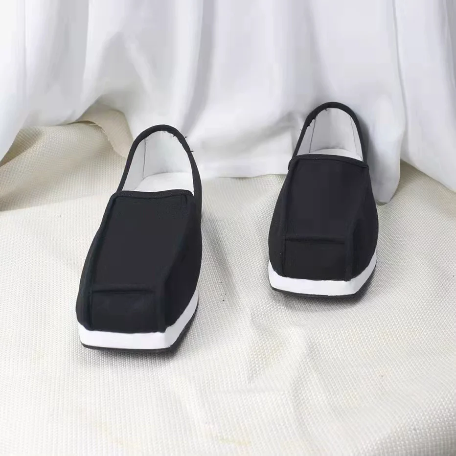 Fang Xi 方舄 Song Ming Unisex Cotton Square Toe Loafers - Image 8