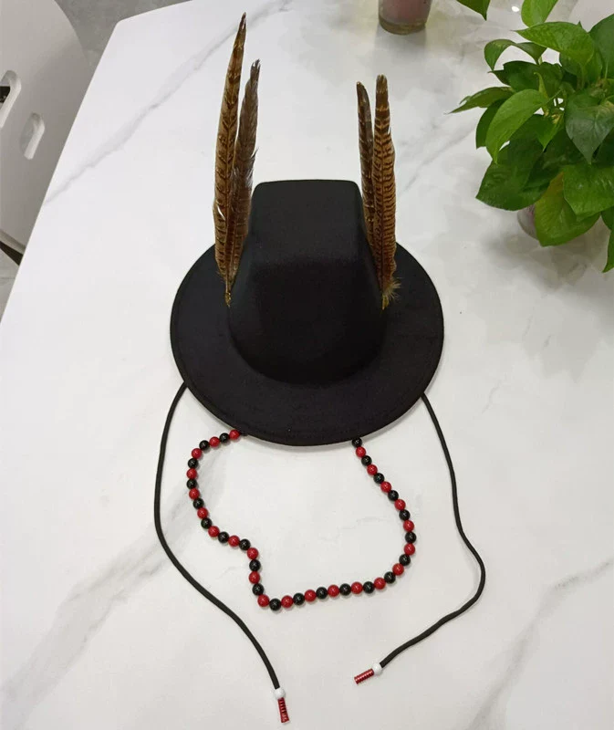 Fangxiao Damao 方项大帽 Square Base Wide Brim Ming Dynasty Men's Hat - Image 3