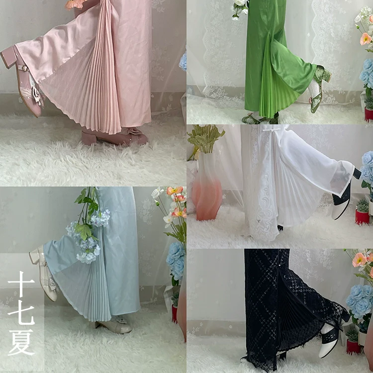 Fengqin Zhe 风琴褶 Accordian Pleat Qipao Slip Dress - Image 3