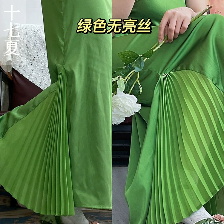 Fengqin Zhe 风琴褶 Accordian Pleat Qipao Slip Dress - Image 5